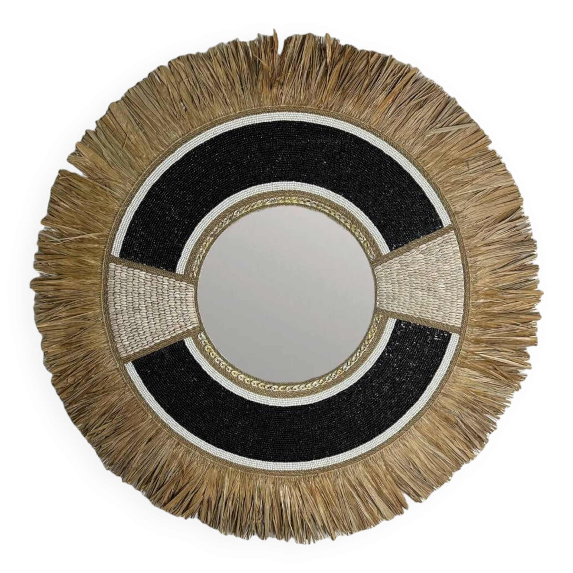 Bali handcrafted sun mirror