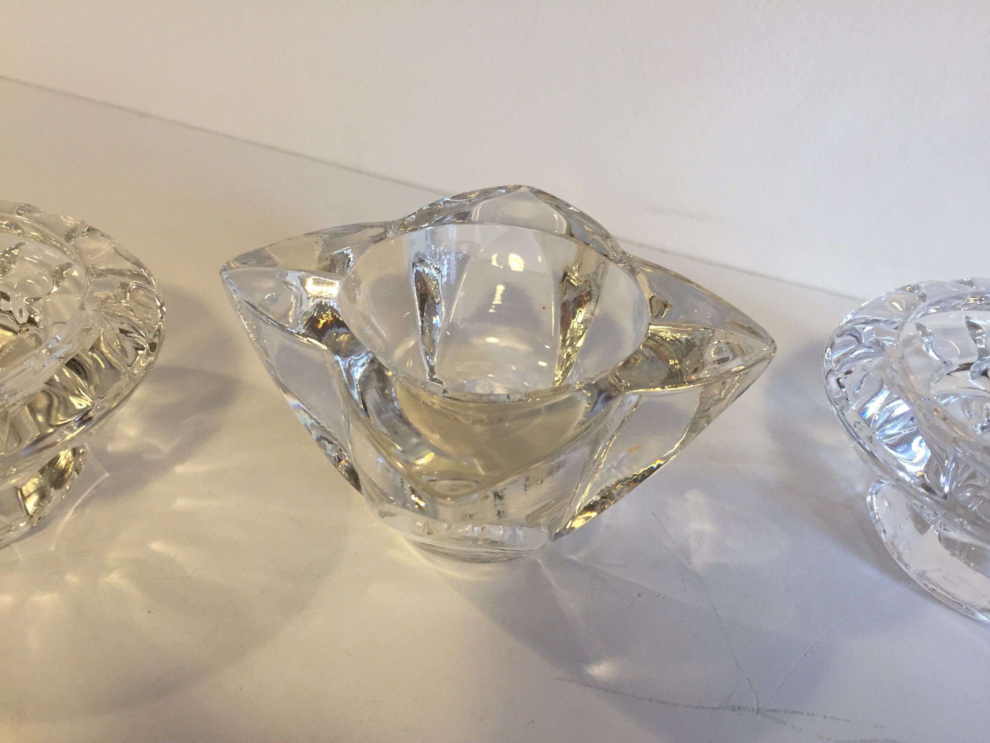 Set of 3 crystal photophores