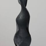 Vintage Mid Century brutalist handforged candleholder