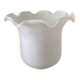 abat-jour tulipe ancien en verre givré