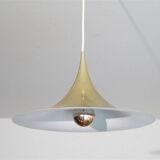 Semi pendulum pendant lamp by Thorup and Bonderup in brass