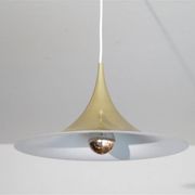 Semi pendulum pendant lamp by Thorup and Bonderup in brass