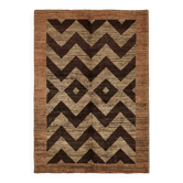 Tapis Oushak en laine noué à la main turc 102 cm x 146 cm