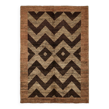 Turkish Handknotted Wool Oushak Rug 102 cm x 146 cm
