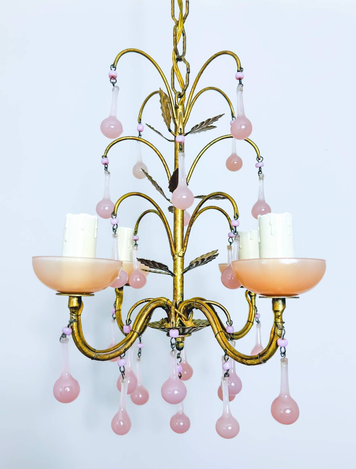 Murano Drop Pendant Light 1930s