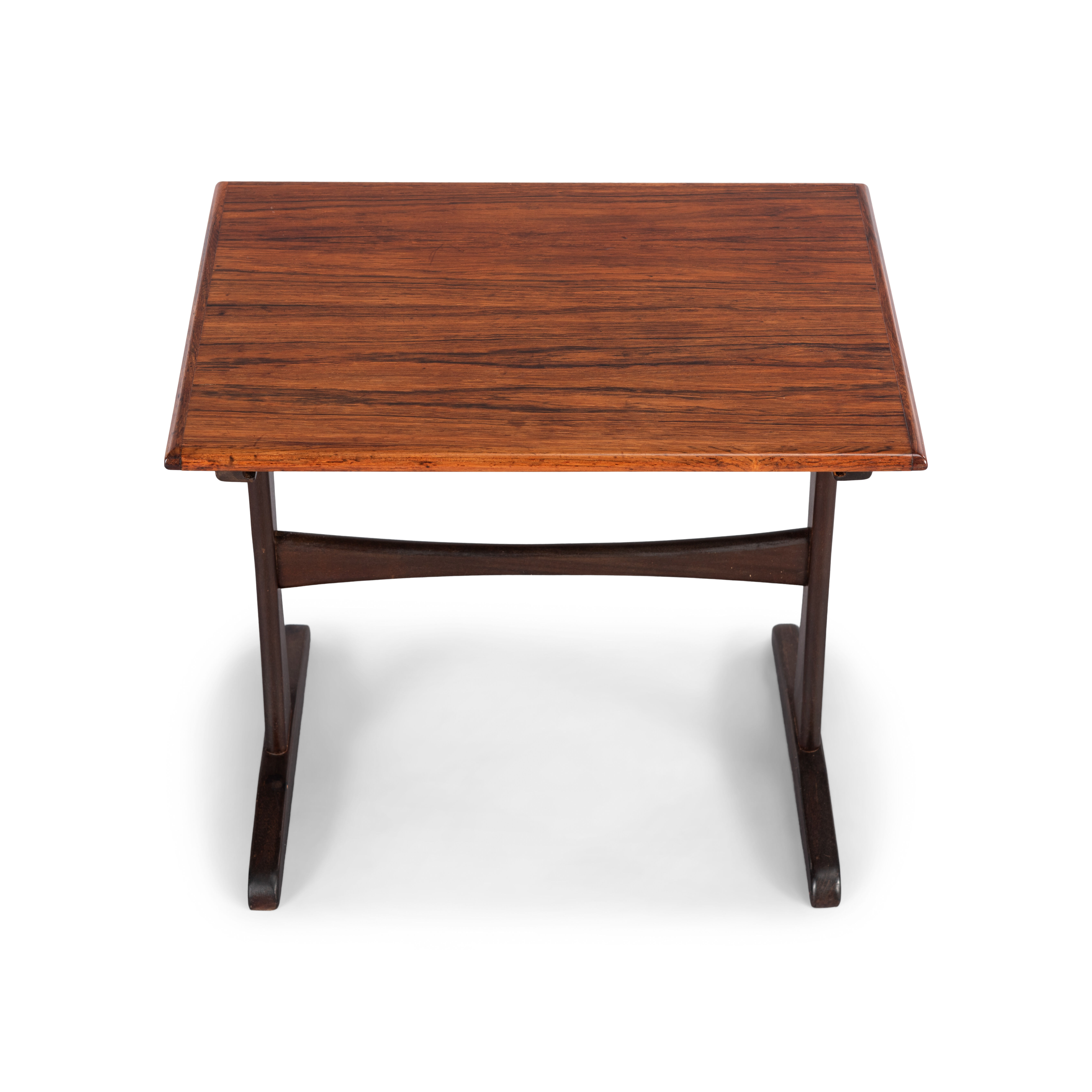 Mid-century danish rosewood pull out tables, 1960s