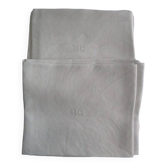 12 large old damask napkins, monogrammed