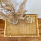 Table basse vintage en rotin