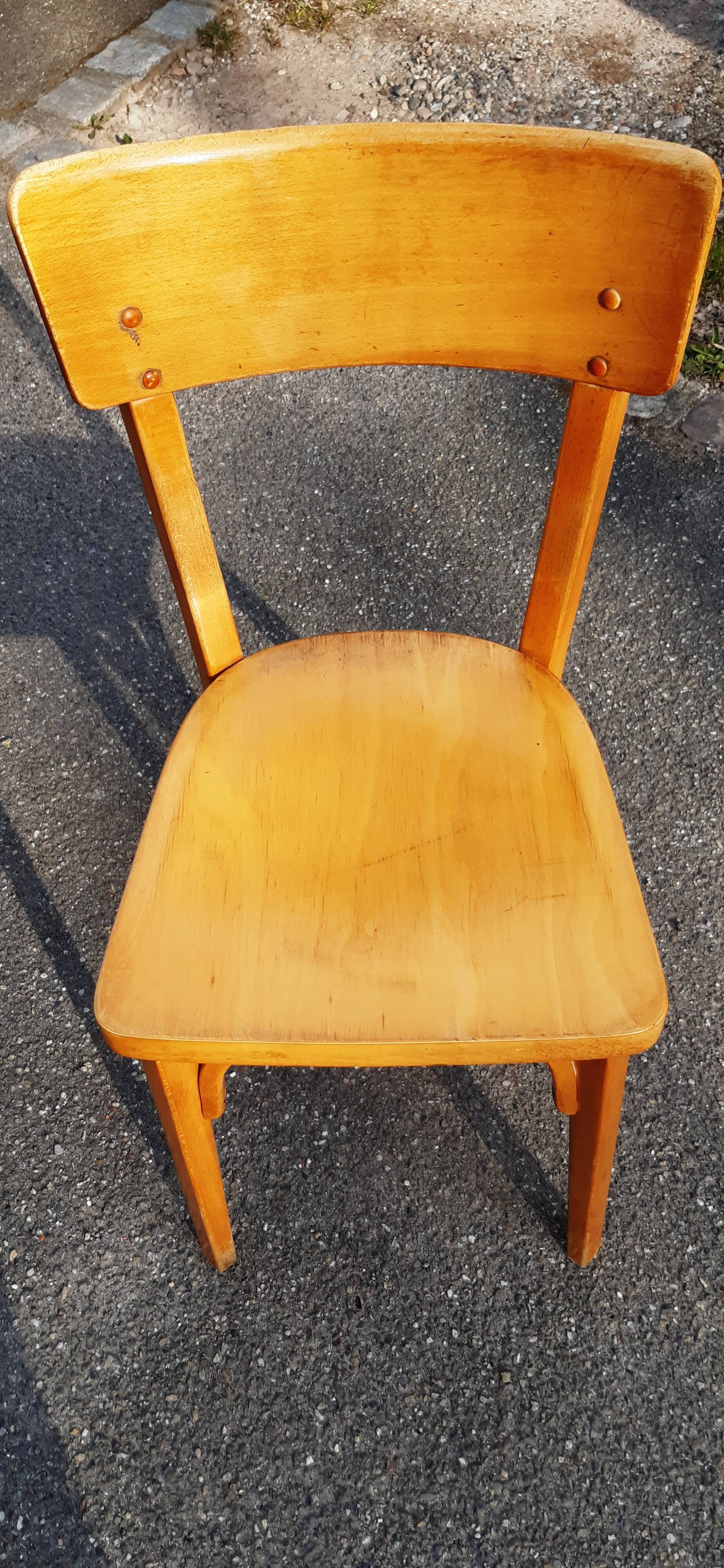 Set of 4 Baumann bistro chairs