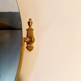 1940/1950 neo-classical 1940/1950 oval swivel mirror 40x70cm