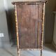 Bamboo buffet cabinet with Japanese lacquer decor