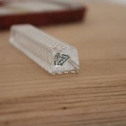 Set of 12 vintage cut lead crystal knife rests – Antique box