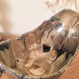 Saucière en métal argenté