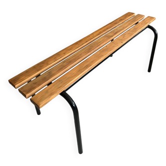 Old vintage school bench