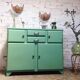 Buffet vintage  mado vert d'eau