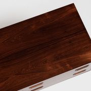 Midcentury Danish low chest of 2x2 drawers in rosewood by Hundevad 1960s