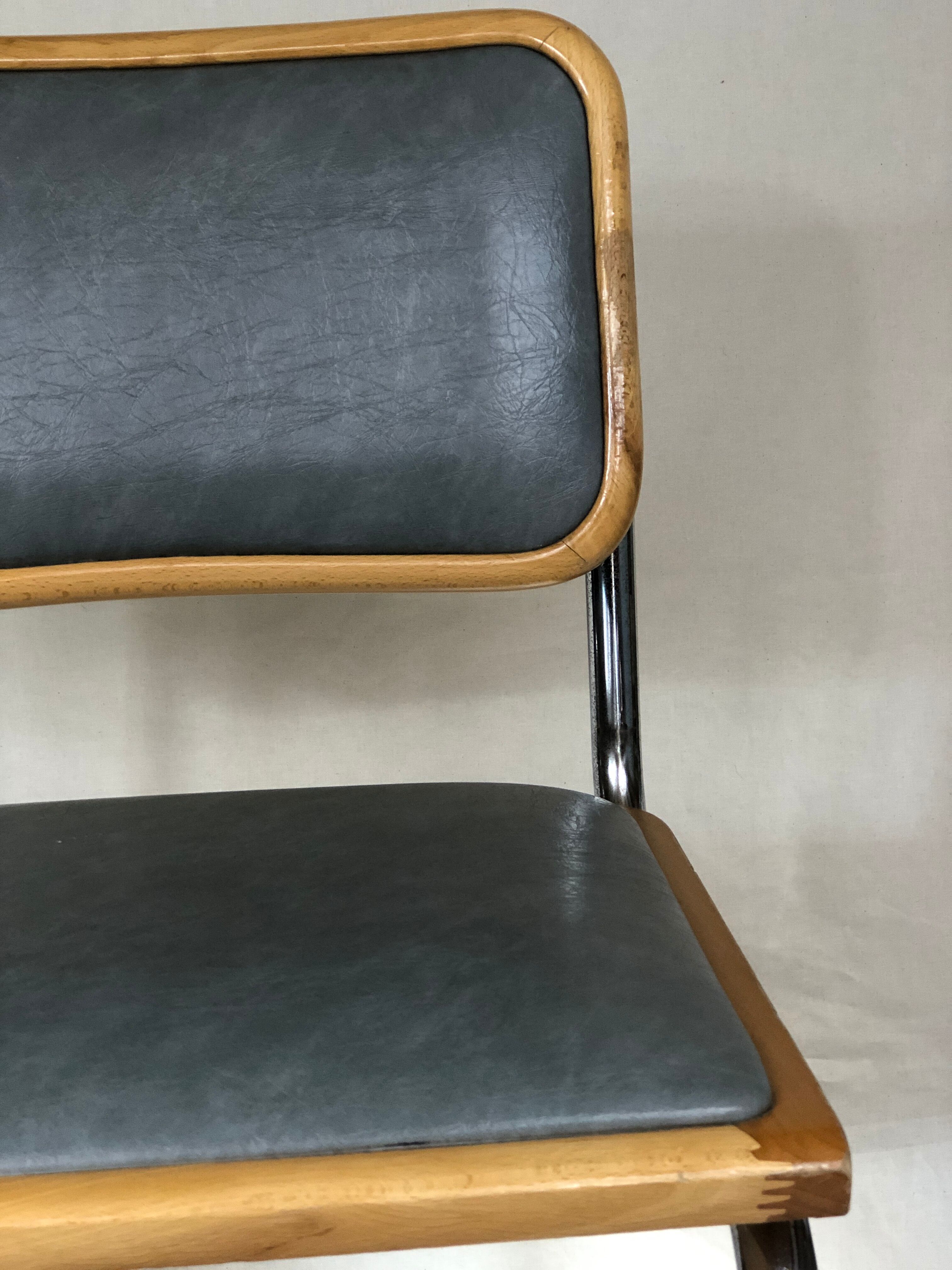 Pair of chairs b32 Marcel Breuer Made in Italy