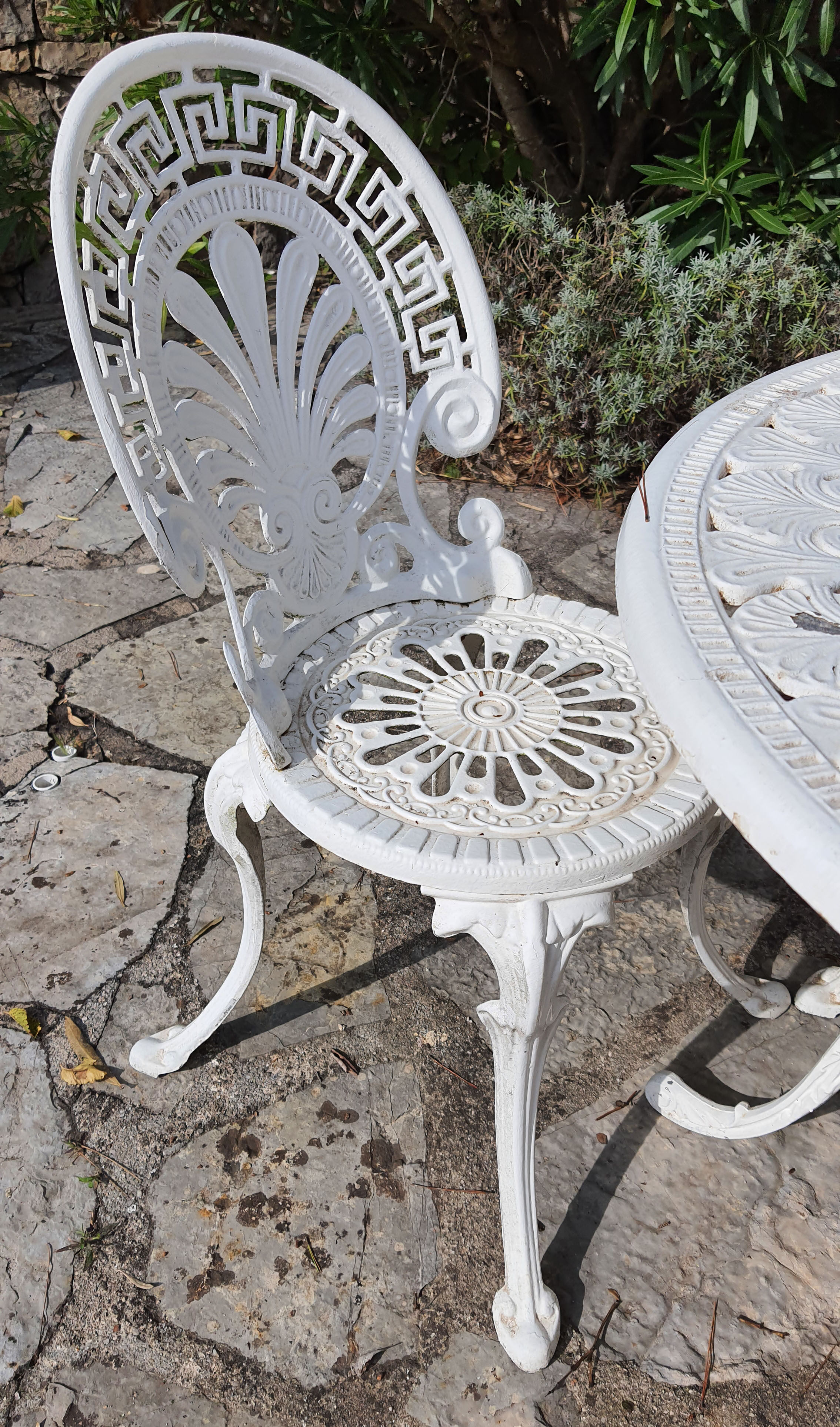 Cast iron garden furniture