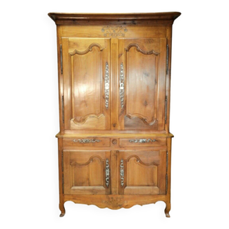 Two-Body Cherrywood Buffet, Perche Region, 19th Century