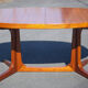 Oval Baumann dining table with 2 extensions, extendable Baumann table, wooden table