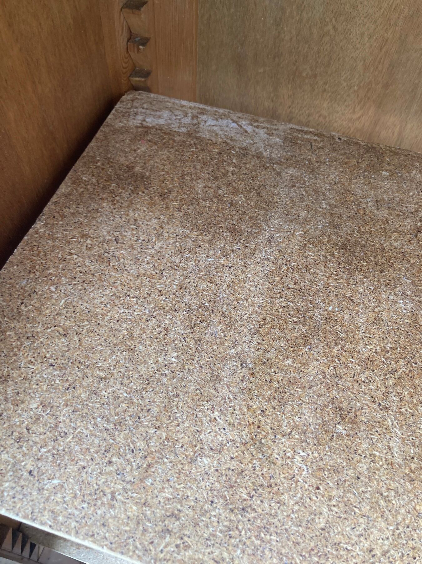 Vintage glazed Parisian wardrobe