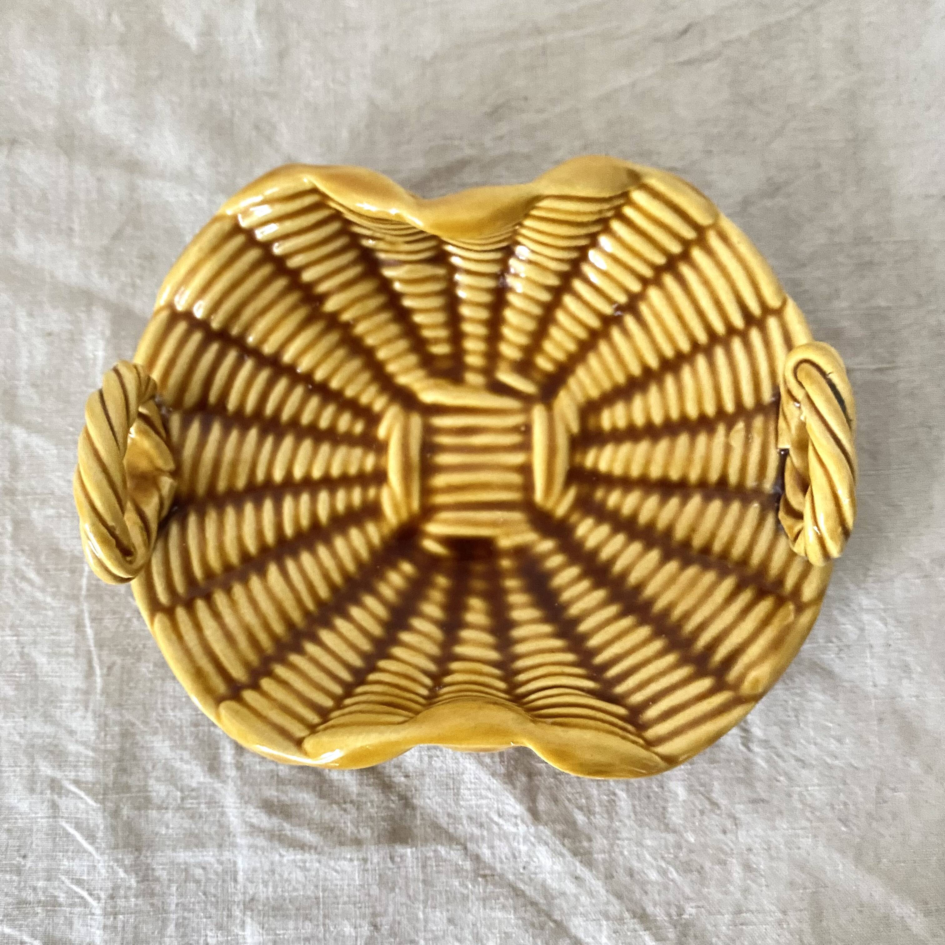 Vallauris braided effect slip butter dish