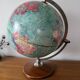 Earth globe scan stereo globe relief