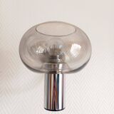 Vintage chrome metal wall light 1970s Sciolari style