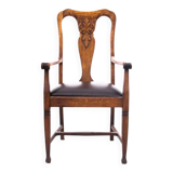 Fauteuil en chêne, Europe occidentale, début du XXe siècle.