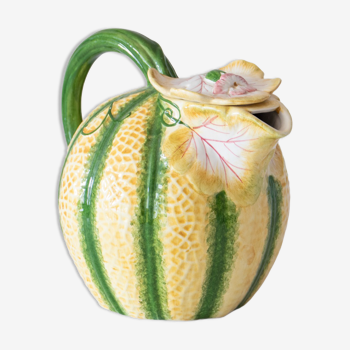 Rare old decanter in melon slurry
