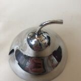 Set of candy apple and pear, metal and glass