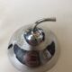 Set of candy apple and pear, metal and glass