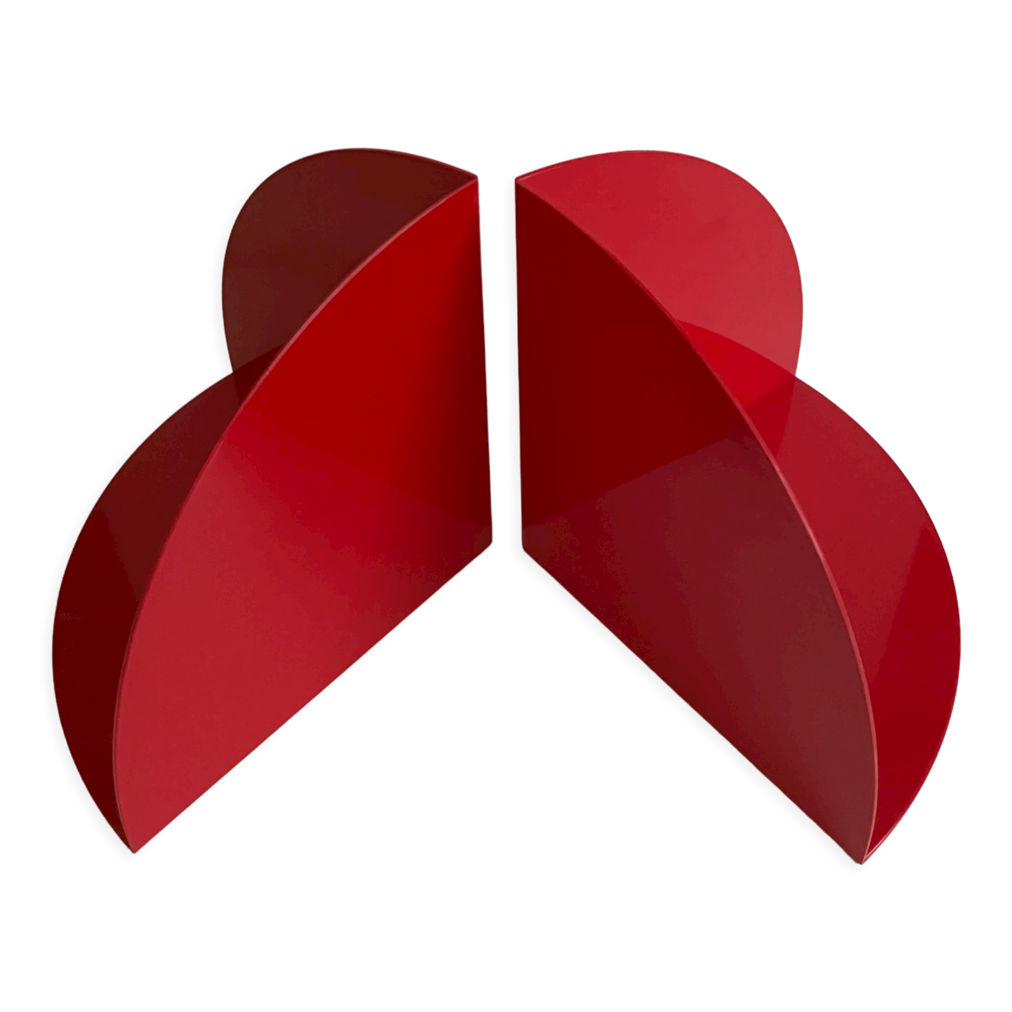 Pair of Giotto Stoppino bookends for Kartell, large model (4910)