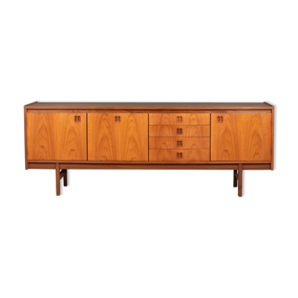 Buffet en teck restauré de style danois des années 1960