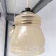Set of 2 vintage beige ceiling lamps, 1960s