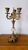 Chandelier 3 branches bronze doré