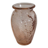 Petit vase à bulbe rose