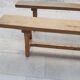 Paire de bancs de ferme 2m50