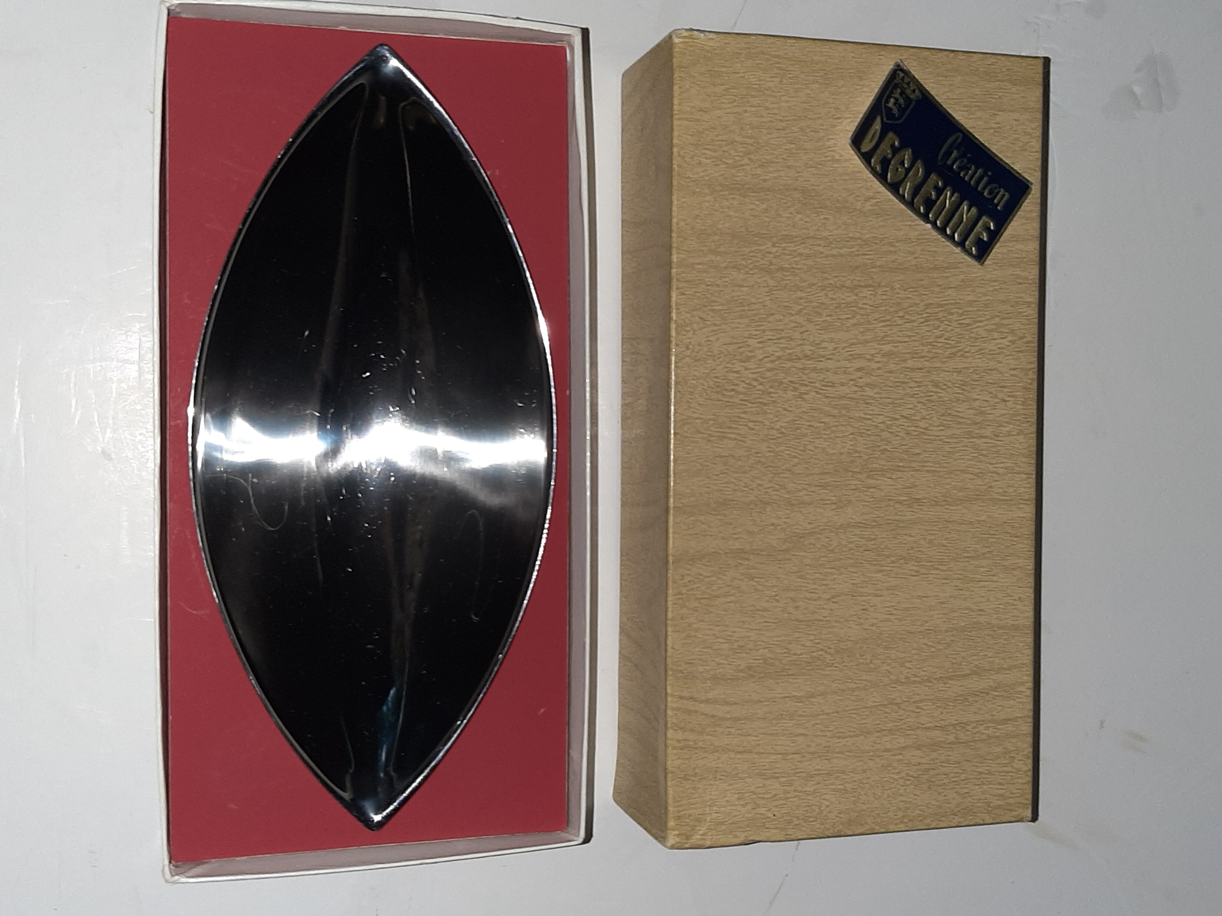 Cosmos stainless steel gravy boat guy degrenne 1979