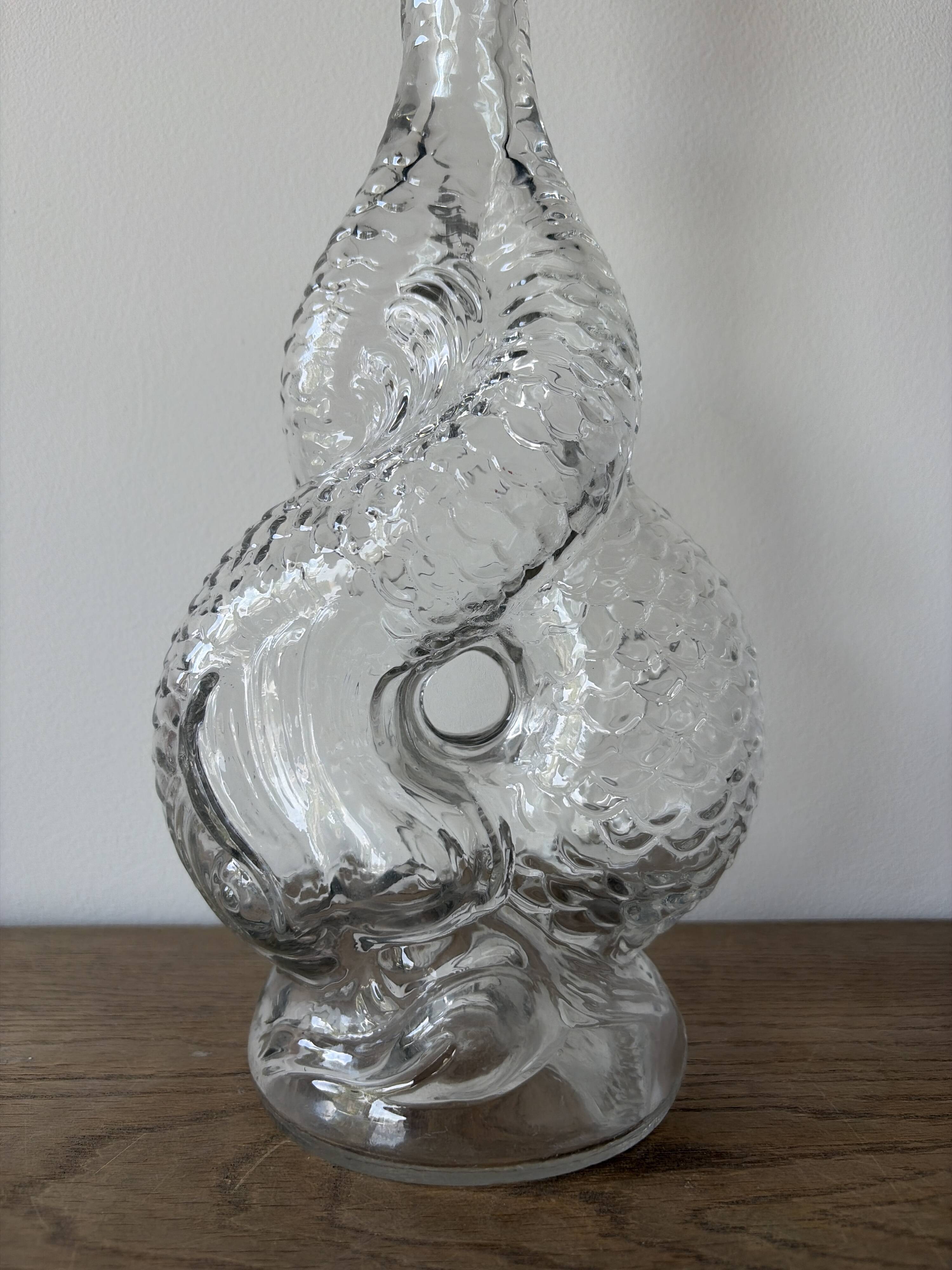 Carafe with 2 dolphins