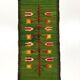 Woolen kelim wall hanging table runner Poland 1970’s
