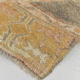 3x12 oriental vintage runner rug.