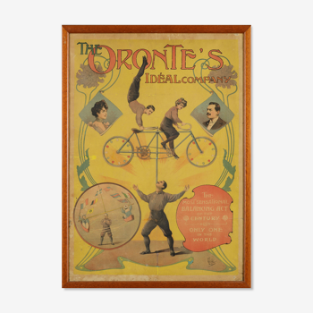 E. Löffler, "The Oronte's Ideal Company", Framed Original manifesto, c. 1900