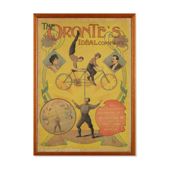 E. Löffler, "The Oronte's Ideal Company", Framed Original manifesto, c. 1900