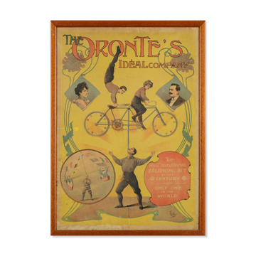 E. Löffler, "The Oronte's Ideal Company", Framed Original manifesto, c. 1900