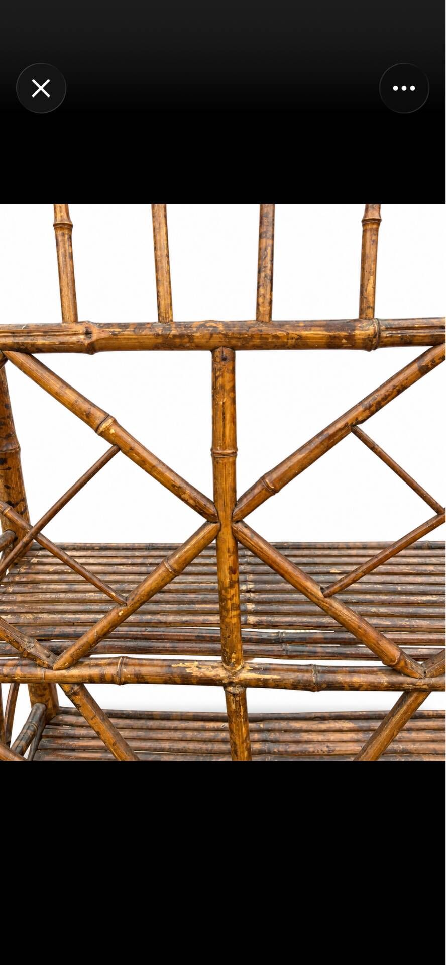 Antique bamboo shelf with 4 levels – Japonese style