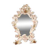 Grand miroir en céramique du XXe siècle