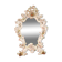 Grand miroir en céramique du XXe siècle