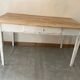 Two-tone farm table