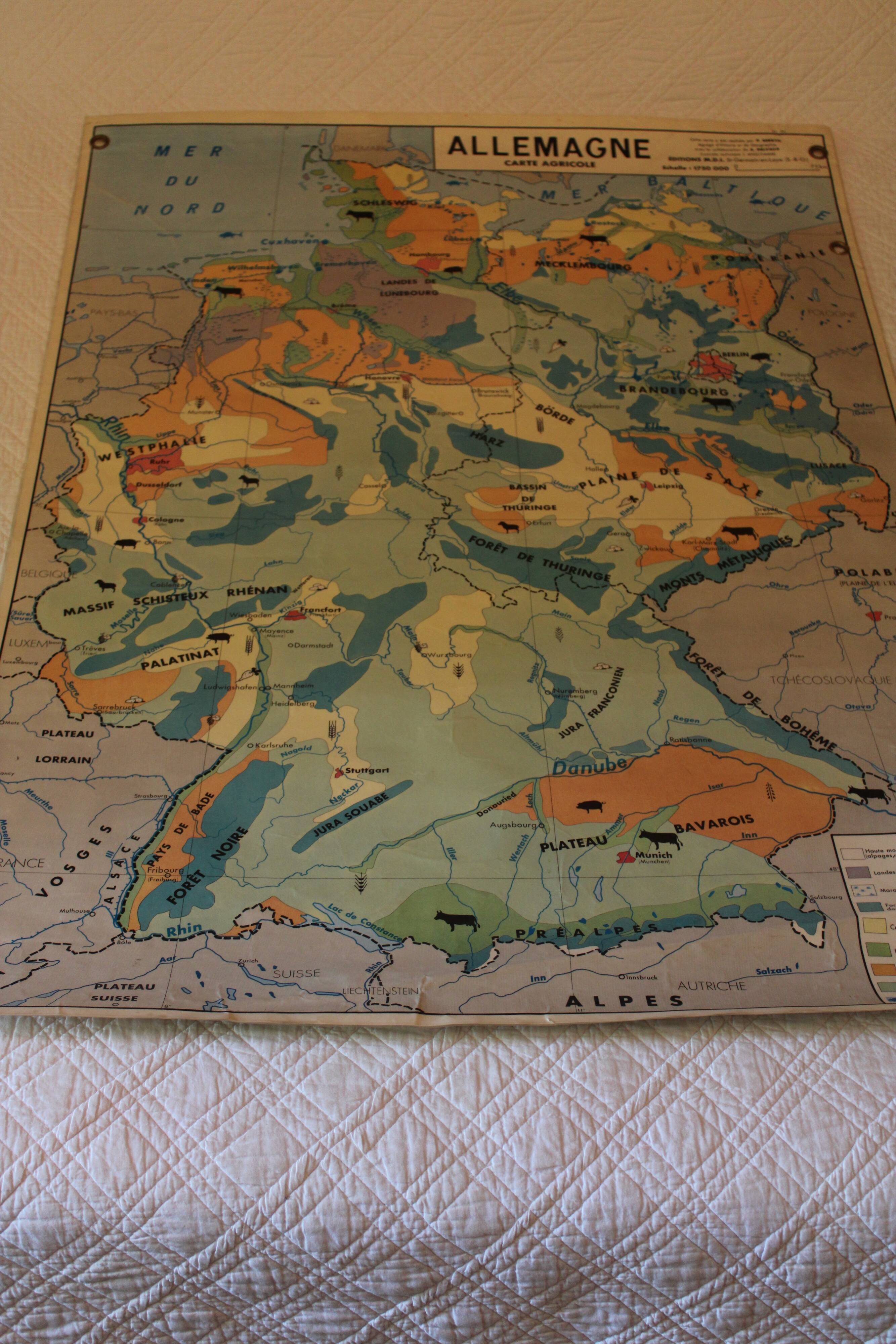 Old frg/gdr school map